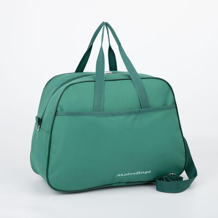 Сумка спортивная, отдел на молнии, наружный карман, цвет зелёный 
Сумка спортивная, отдел на молнии, наружный карман, цвет зелёный