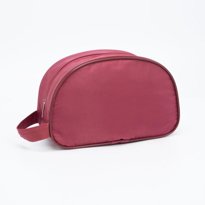 Косметичка на молнии, цвет бордовый
Косметичка на молнии, цвет бордовый