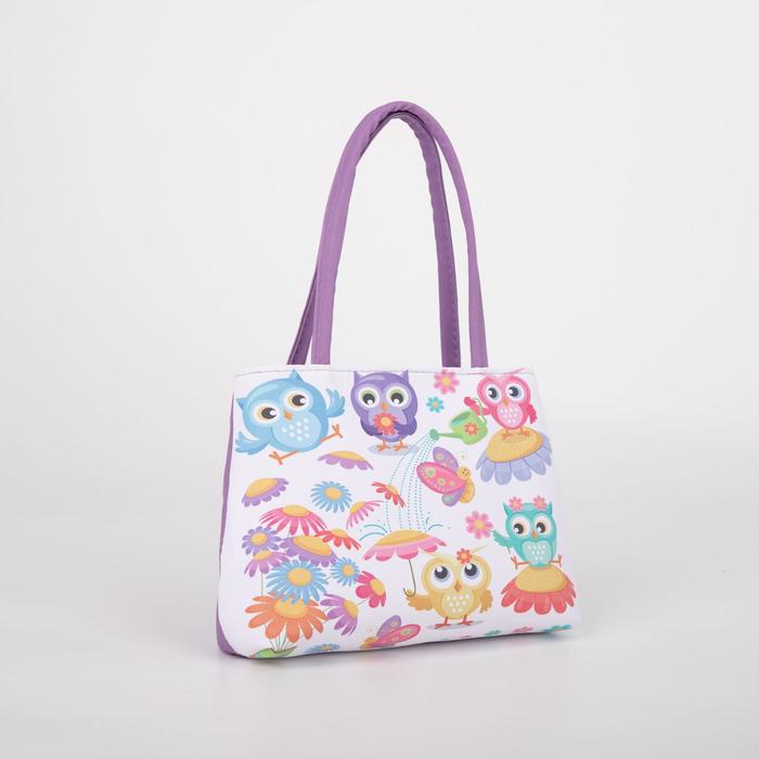 Сумка детская на молнии, цвет сиреневый
Сумка детская на молнии, цвет сиреневый