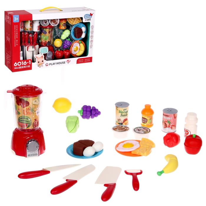 Игровой набор «Блендер» с продуктами, посудой
Игровой набор «Блендер» с продуктами, посудой