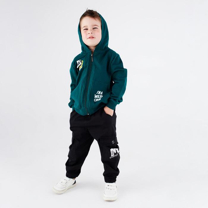 Брюки-джоггеры для мальчика, цвет чёрный, рост 116 см
Брюки-джоггеры для мальчика, цвет чёрный, рост 116 см