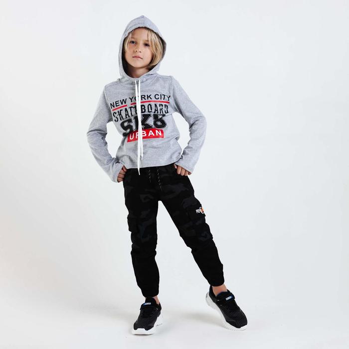 Брюки-джоггеры для мальчика, цвет серый, рост 134 см
Брюки-джоггеры для мальчика, цвет серый, рост 134 см