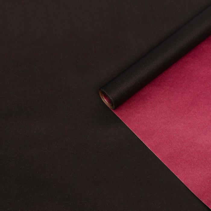 Бумага крафт двусторонняя, фуксия, черная, 0,6 х 10 м
Бумага крафт двусторонняя, фуксия, черная, 0,6 х 10 м