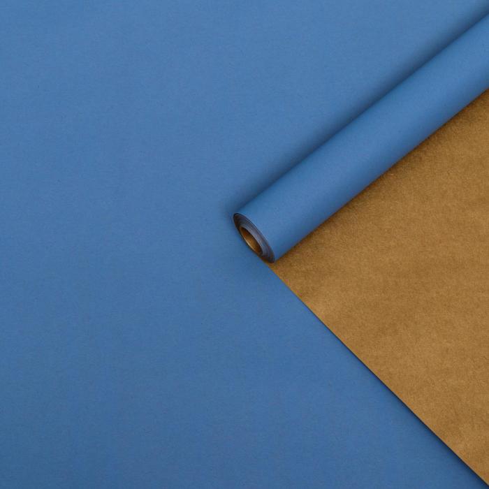 Бумага крафт двустороняя, золотой-синий, 0,55 х 10 м
Бумага крафт двустороняя, золотой-синий, 0,55 х 10 м