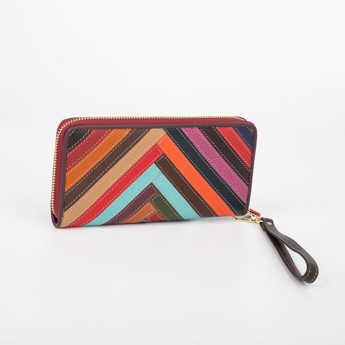 Кошелёк женский, 2 отдела на молнии, цвет разноцветный
Кошелёк женский, 2 отдела на молнии, цвет разноцветный