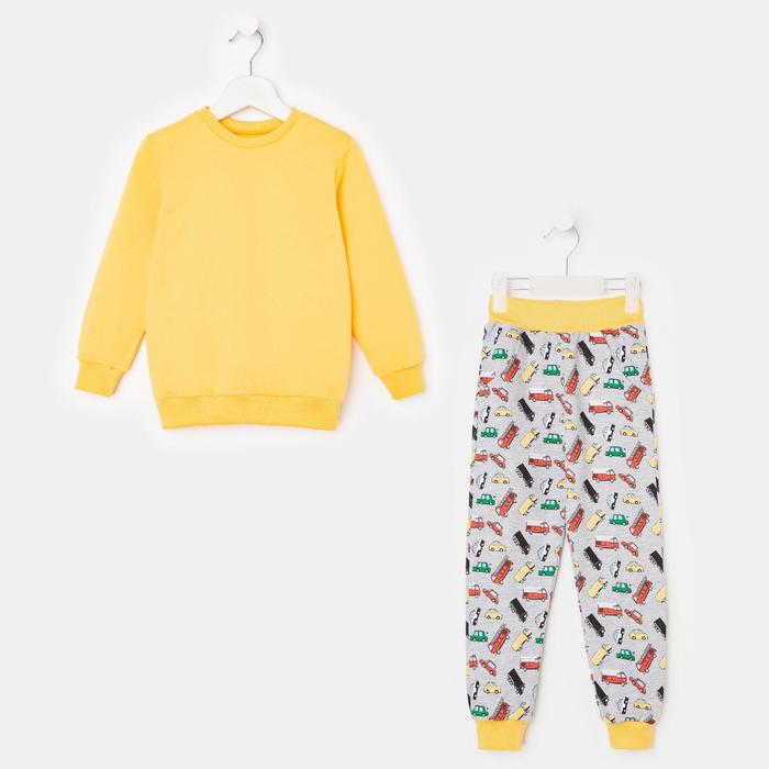 Комплект для мальчика, цвет жёлтый/серый, рост 116-122 см (40)
Комплект для мальчика, цвет жёлтый/серый, рост 116-122 см (40)