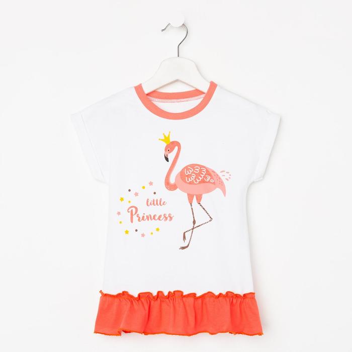 Футболка для девочки, цвет белый/коралл, рост 110-116 см (38)
Футболка для девочки, цвет белый/коралл, рост 110-116 см (38)