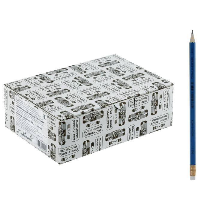 Карандаш чернографитный Koh-I-Noor 1396 НВ, с ластиком, гранёный, цена за 1 шт.
Карандаш чернографитный Koh-I-Noor 1396 НВ, с ластиком, гранёный, цена за 1 шт.