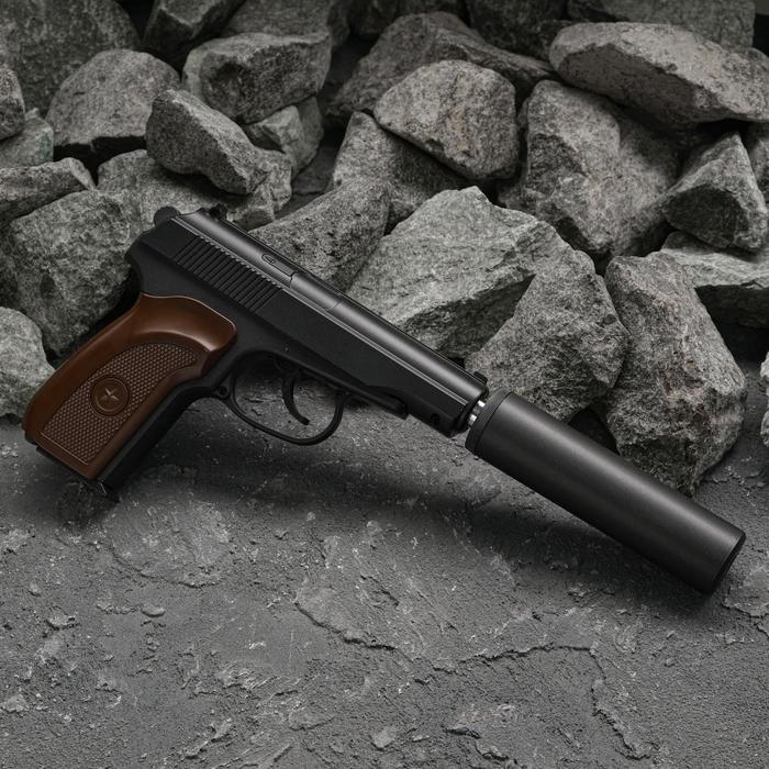 Пистолет страйкбольный "Stalker" Макаров, с глушителем, кал. 6мм
Пистолет страйкбольный "Stalker" Макаров, с глушителем, кал. 6мм