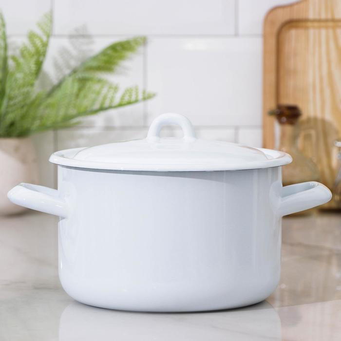 Кастрюля, 2,9 л, без деколи, цвет белый
Кастрюля, 2,9 л, без деколи, цвет белый