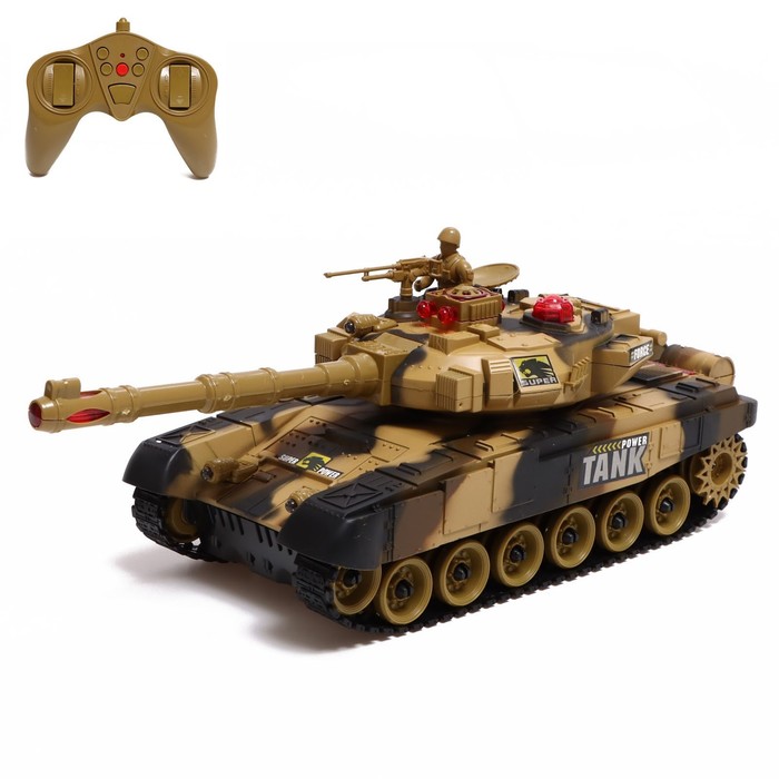Танк радиоуправляемый «Защитник», с аккумулятором, световые и звуковые эффекты, цвет коричневый
Танк радиоуправляемый «Защитник», с аккумулятором, световые и звуковые эффекты, цвет коричневый