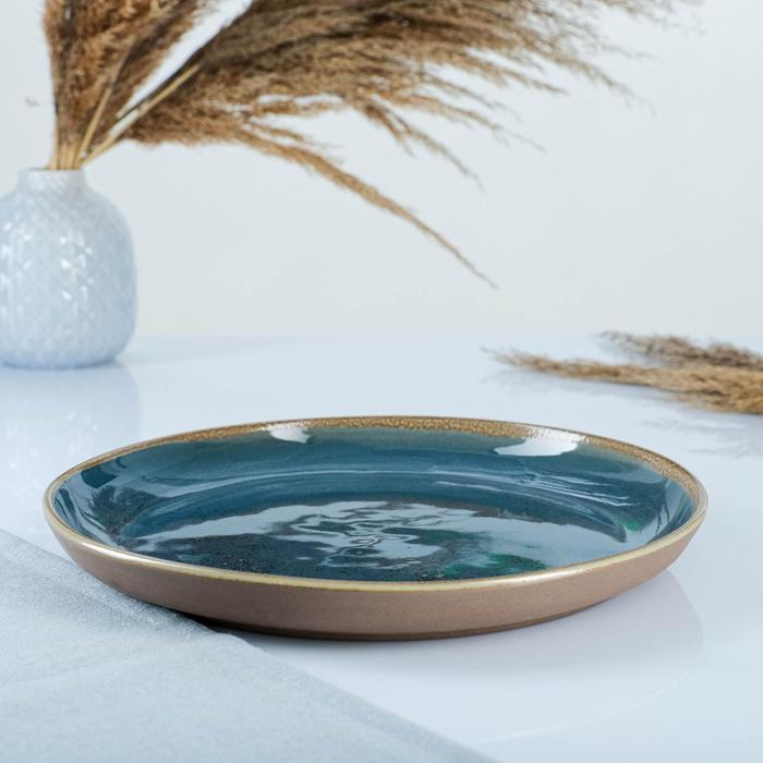 Тарелка "Нарезка" блю чиз, 23 см
Тарелка "Нарезка" блю чиз, 23 см