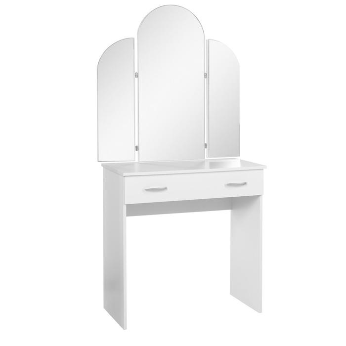 Стол макияжный Мила с зеркалом , Белый
Стол макияжный Мила с зеркалом , Белый