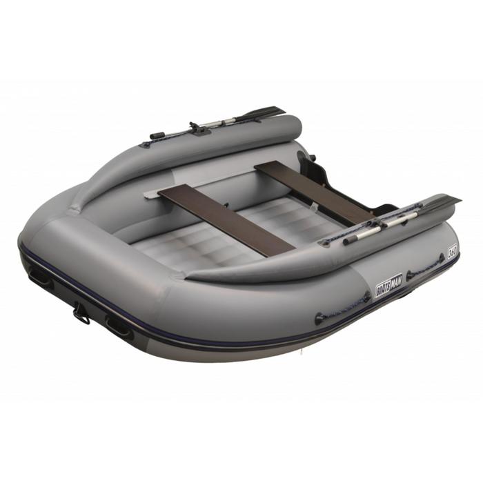 Надувная лодка Boatsman 380A FB НДНД, с фальшбортом, цвет серый/графитовый 
Надувная лодка Boatsman 380A FB НДНД, с фальшбортом, цвет серый/графитовый