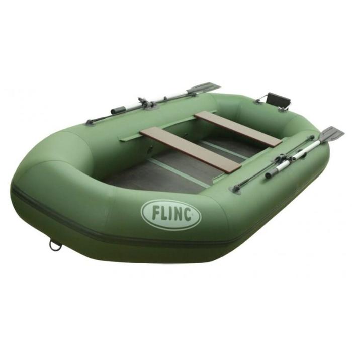фото Надувная лодка flinc f300tl, цвет оливковый