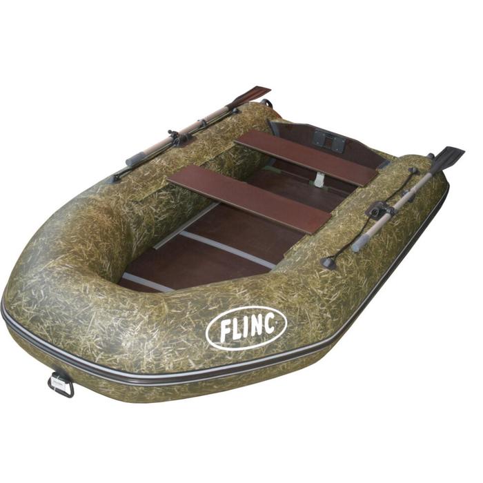 фото Надувная лодка flinc ft320k, цвет камуфляж