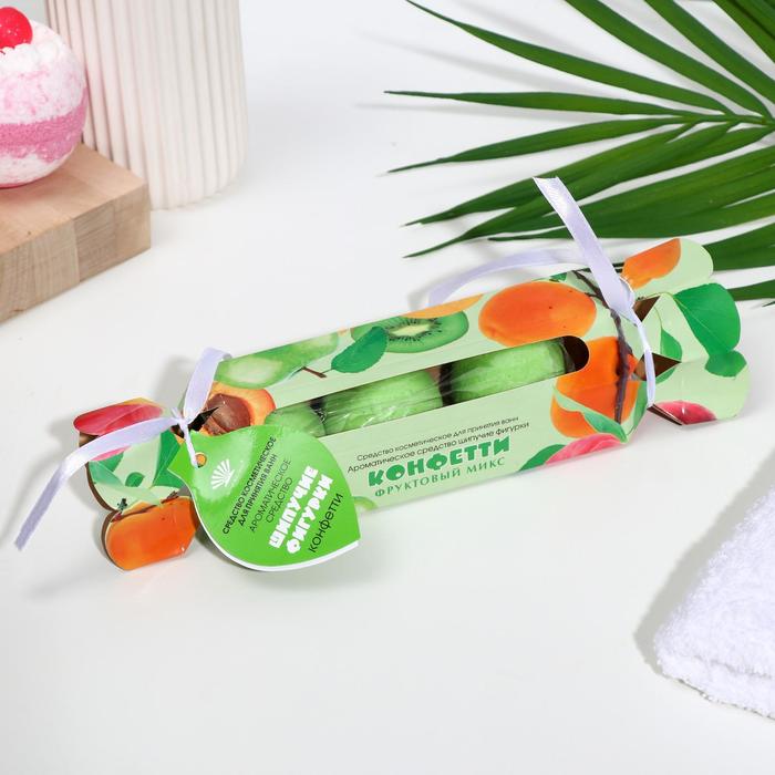 Бомбочки для ванны "Конфетти" (3 шарика в конфете), 110 г
Бомбочки для ванны "Конфетти" (3 шарика в конфете), 110 г