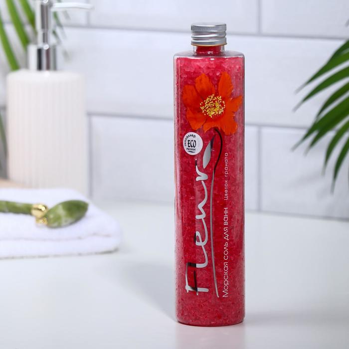 Соль для ванн Fleur, гипоаллергенная, цветок граната, 410 г
Соль для ванн Fleur, гипоаллергенная, цветок граната, 410 г