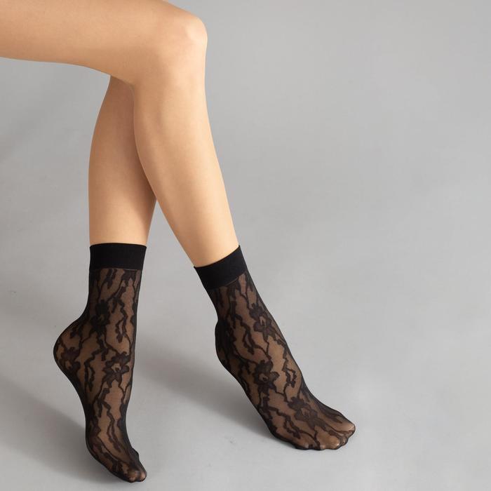 Носки женские, цвет чёрный (nero), р-р 23-25 (37-40)
Носки женские, цвет чёрный (nero), р-р 23-25 (37-40)