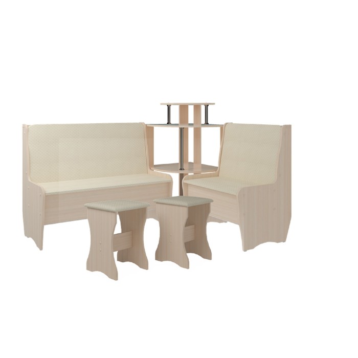 Кухонный уголок Трапэзи ТЕССЕРА без стола 1582х1182х990 Nice Beige/Дуб Девонширский 
Кухонный уголок Трапэзи ТЕССЕРА без стола 1582х1182х990 Nice Beige/Дуб Девонширский