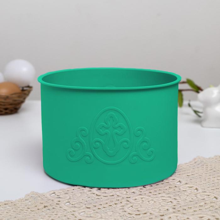 Силиконовая форма для выпечки, зелёная, 10 х 16 см
Силиконовая форма для выпечки, зелёная, 10 х 16 см