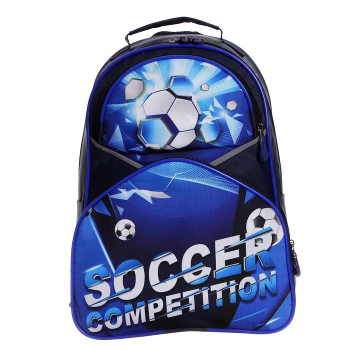 Рюкзак школьный, Luris «Антошка», 37 x 26 x 13 см, эргономичная спинка, «Футбол»
Рюкзак школьный, Luris «Антошка», 37 x 26 x 13 см, эргономичная спинка, «Футбол»