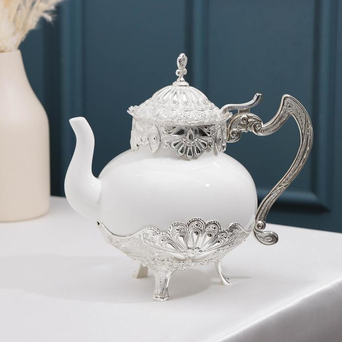 фото Чайник заварочный "бахмал. серебро"