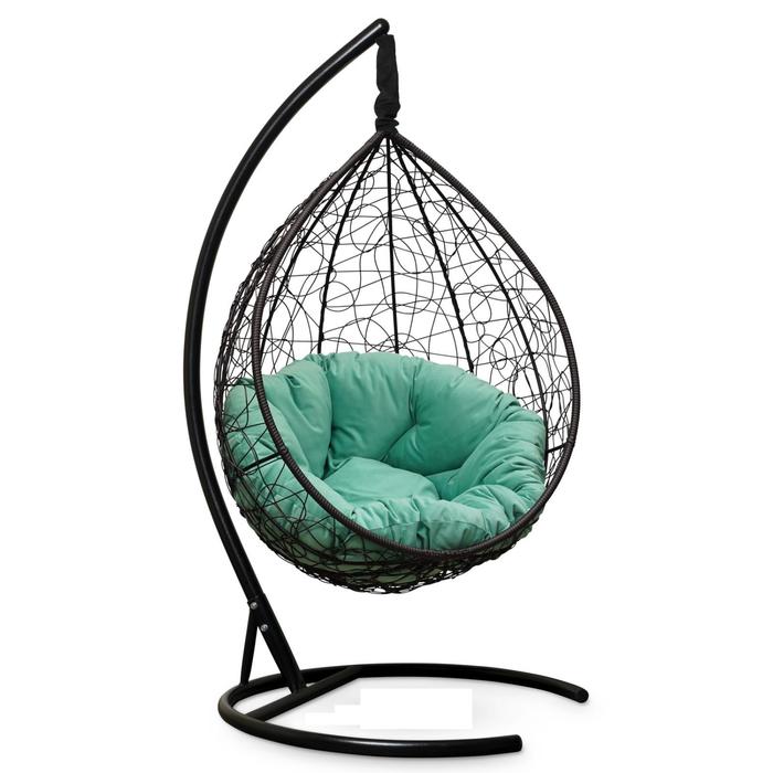 Подвесное кресло "SEVILLA VERDE VELOUR" коричневое, светло-зеленая подушка, стойка, 115х110х195см 6
Подвесное кресло "SEVILLA VERDE VELOUR" коричневое, светло-зеленая подушка, стойка, 115х110х195см 6