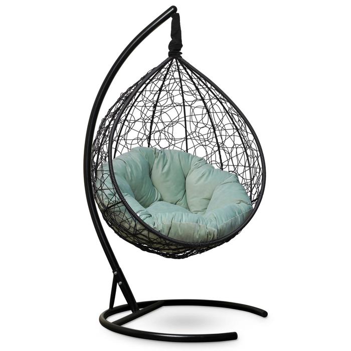 Подвесное кресло "SEVILLA VERDE VELOUR" черное, светло-зеленая подушка, стойка, 115х110х195см 68947
Подвесное кресло "SEVILLA VERDE VELOUR" черное, светло-зеленая подушка, стойка, 115х110х195см 68947