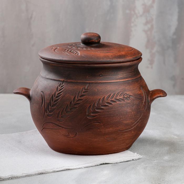 Супник "Славянский", резка, колосок, красная глина, 3.5 л
Супник "Славянский", резка, колосок, красная глина, 3.5 л