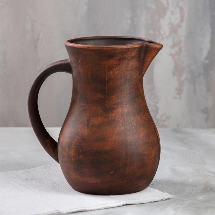 Кувшин "Гладкий", красная глина, 2 л
Кувшин "Гладкий", красная глина, 2 л