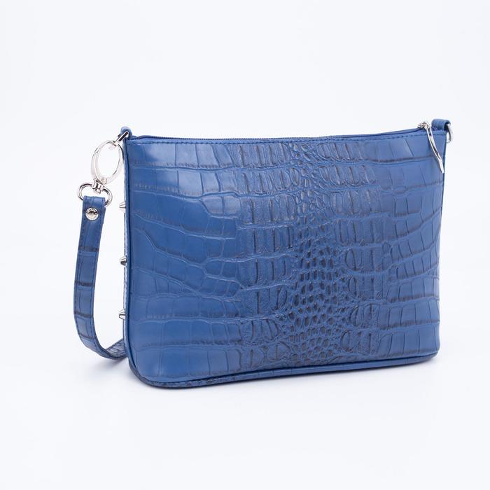 Сумка женская, отдел на молнии, регулируемый ремень, наружный карман, синий
Сумка женская, отдел на молнии, регулируемый ремень, наружный карман, синий