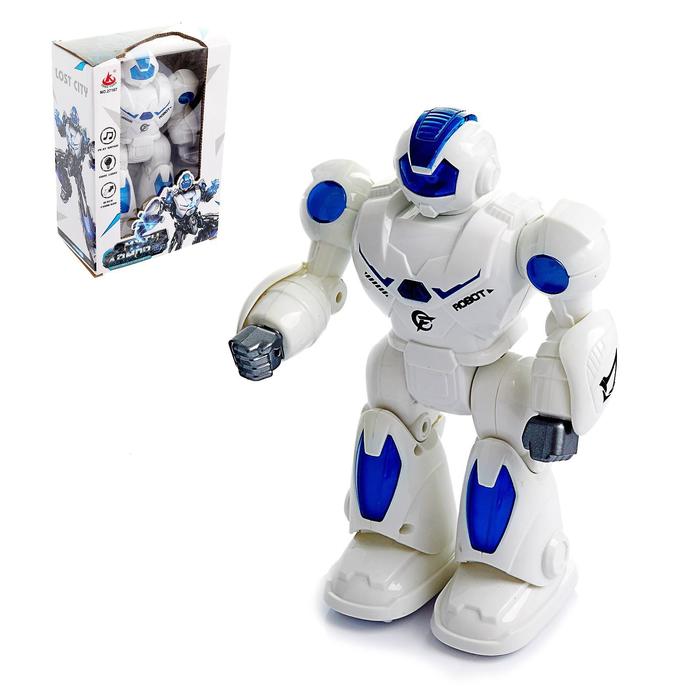 Робот «Робокоп», световые и звуковые эффекты, работает от батареек, цвета МИКС
Робот «Робокоп», световые и звуковые эффекты, работает от батареек, цвета МИКС