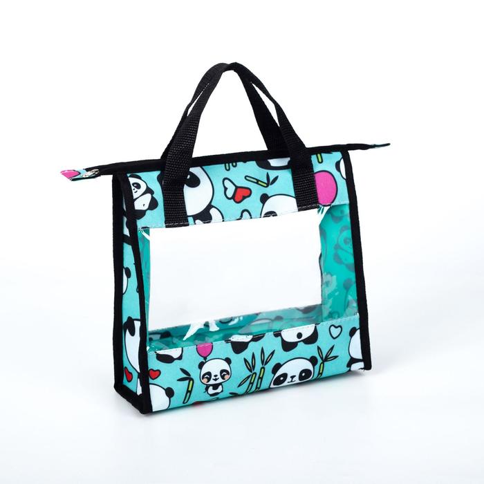 Косметичка на молнии, цвет голубой 
Косметичка на молнии, цвет голубой