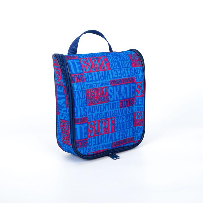 Косметичка-несессер, отдел на молнии, с подкладом, с ручкой, цвет синий
Косметичка-несессер, отдел на молнии, с подкладом, с ручкой, цвет синий