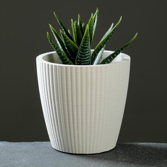 Кашпо «Красота», белое, 9 х 8 см
Кашпо «Красота», белое, 9 х 8 см