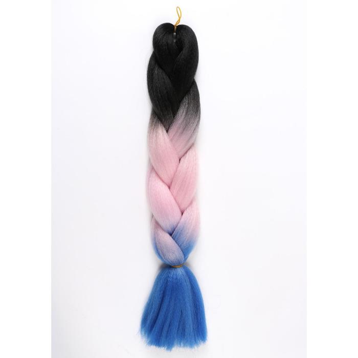 ZUMBA Канекалон трёхцветный, гофрированный, 60 см, 100 гр, цвет чёрный/светло-розовый/голубой(#CY1) 
ZUMBA Канекалон трёхцветный, гофрированный, 60 см, 100 гр, цвет чёрный/светло-розовый/голубой(#CY1)