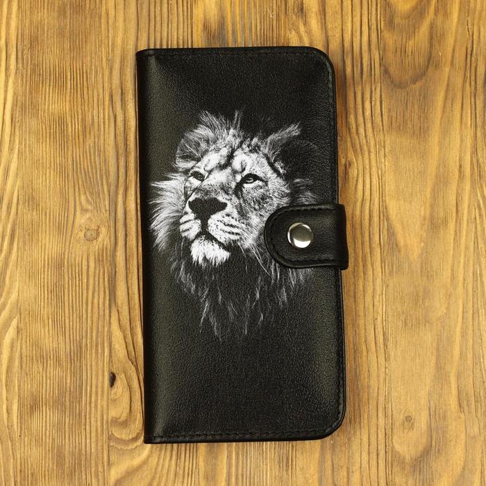 Кошелёк на кнопке, цвет чёрный 
Кошелёк на кнопке, цвет чёрный