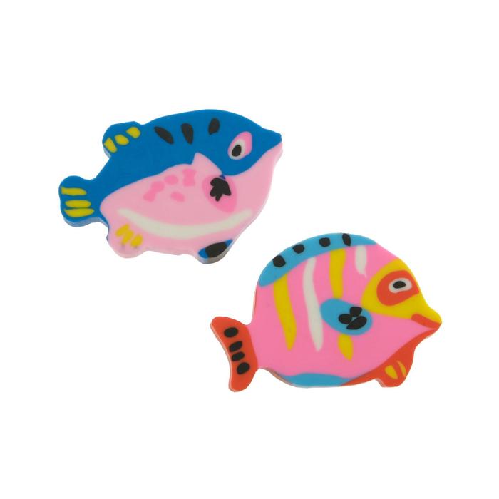 Ластик deVENTE дизайн Fish, синтетика, 2 штуки, цветной, в пластиковом пакете с европодвесом
Ластик deVENTE дизайн Fish, синтетика, 2 штуки, цветной, в пластиковом пакете с европодвесом