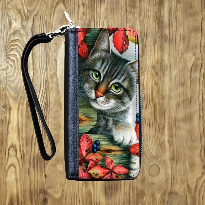 Кошелёк на кнопке, цвет чёрный
Кошелёк на кнопке, цвет чёрный