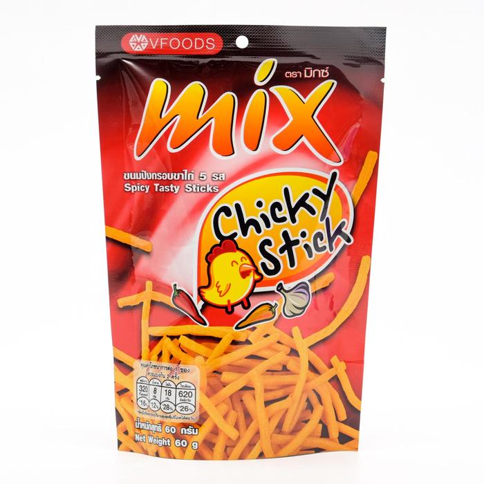 Палочки хрустящие VFOODS MIX со вкусом курицы с чесноком, 60 г
Палочки хрустящие VFOODS MIX со вкусом курицы с чесноком, 60 г