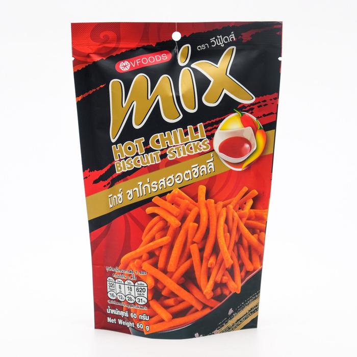 Палочки хрустящие VFOODS MIX со вкусом чили перца, 60 г
Палочки хрустящие VFOODS MIX со вкусом чили перца, 60 г