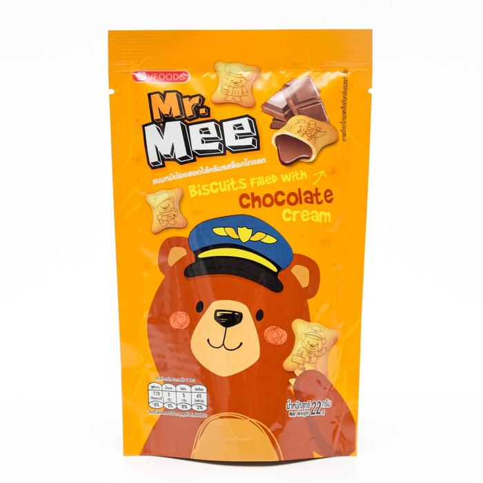 Печенье бисквитное Mr.Mее с шоколадным кремом, 22 г
Печенье бисквитное Mr.Mее с шоколадным кремом, 22 г