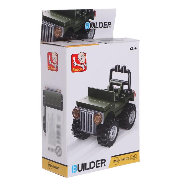 Конструктор «Джип», 41 деталь
Конструктор «Джип», 41 деталь