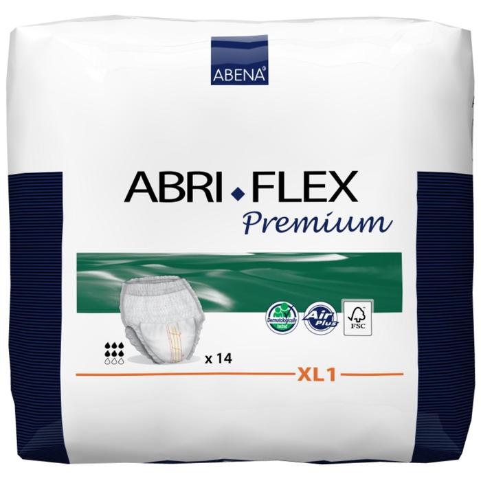 фото Подгузники-трусики для взрослых abri-flex xl1 premium, 14 шт abena