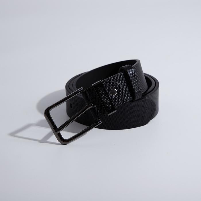 Ремень мужской, ширина 4 см, винт, пряжка металл, цвет чёрный
Ремень мужской, ширина 4 см, винт, пряжка металл, цвет чёрный