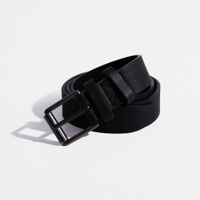 Ремень мужской, ширина 4 см, винт, пряжка металл, цвет чёрный
Ремень мужской, ширина 4 см, винт, пряжка металл, цвет чёрный