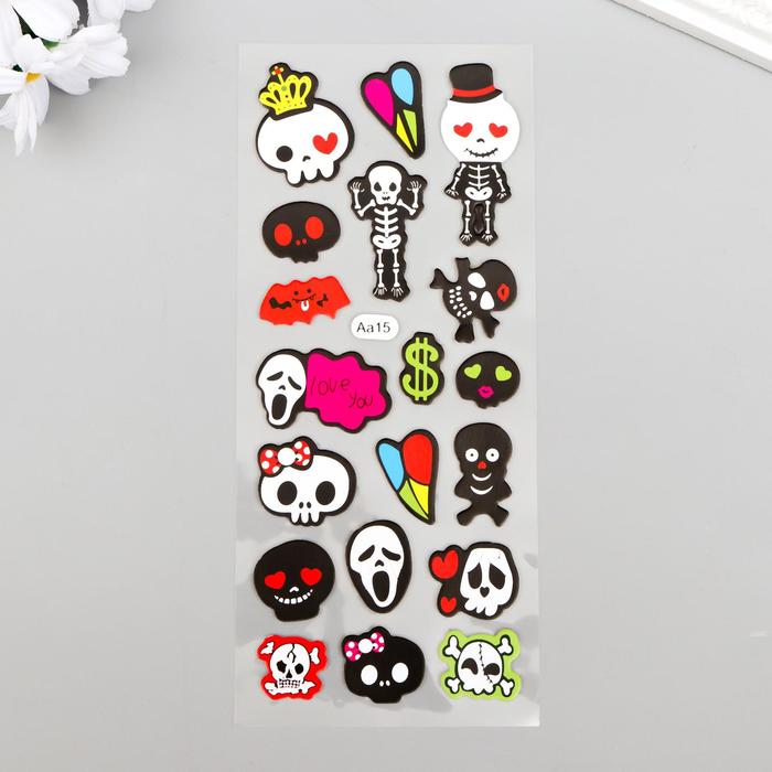Наклейки объёмные Fancy Creative "Скелеты" 8,8х15 см МИКС
Наклейки объёмные Fancy Creative "Скелеты" 8,8х15 см МИКС