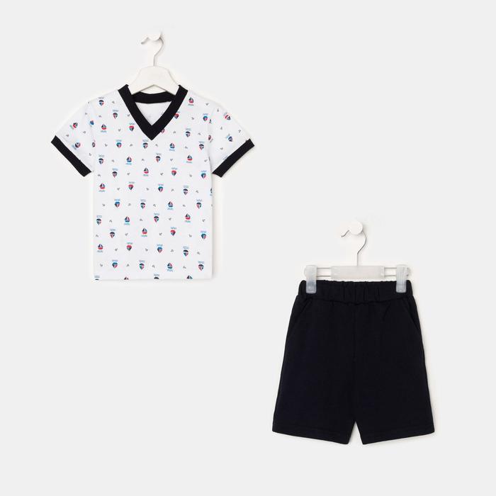 Комплект для мальчика, цвет белый/чёрный, рост 86-92 см
Комплект для мальчика, цвет белый/чёрный, рост 86-92 см