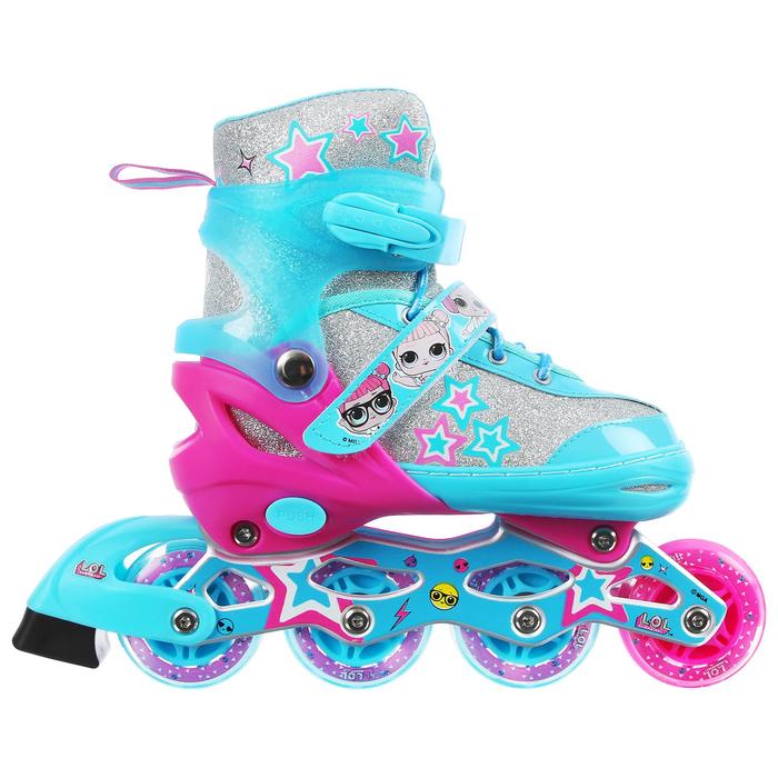 Роликовые коньки LOL, PU колёса со светом, размер XS (26-29)
Роликовые коньки LOL, PU колёса со светом, размер XS (26-29)